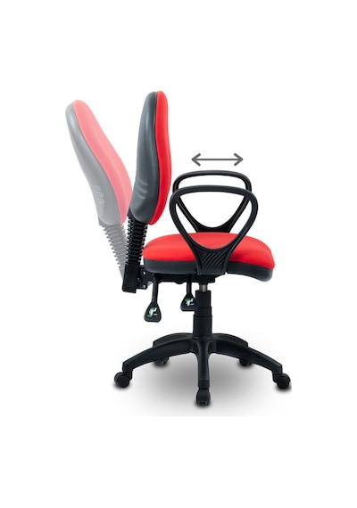 Ofiscombin Ofis Büro Sırt Ayarlanabilir Döner Tekerlekli Öğrenci Ders Çalışma Koltuğu Kirmizi Kumaş 00047499202 Ofiscombin Ofis Büro Sırt Ayarlanabilir Döner Tekerlekli Öğrenci Ders Çalışma Koltuğu Kirmizi Kumaş 00047499202