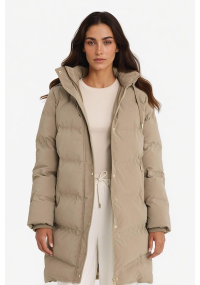Defacto Regular Fit Kapüşonlu Fermuarlı Parka F2876AX25WN Kahve