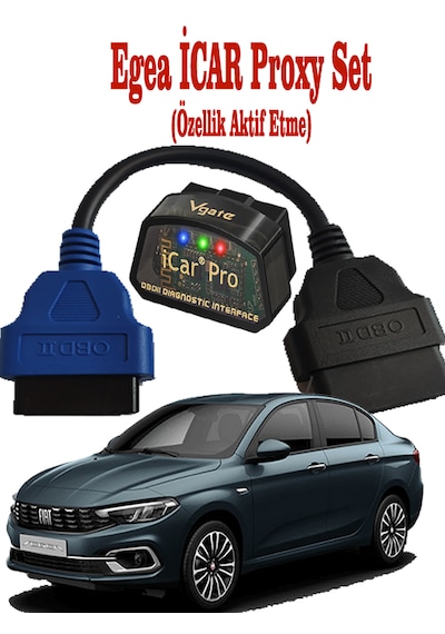İcarpro 2.3v Egea Uyumlu Arıza Tespit Ve Özellik Aktif Etme Proxy Set Bluetooth İos