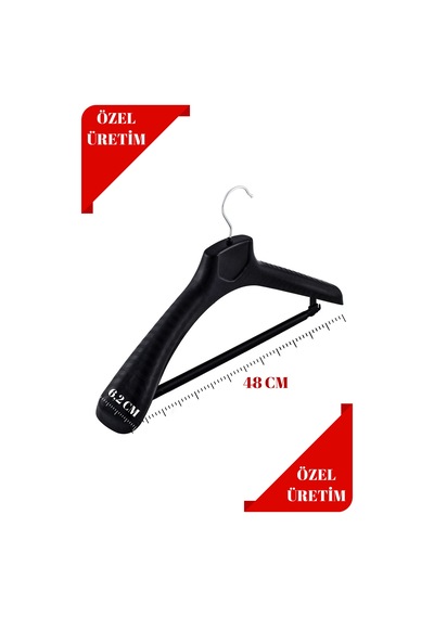 Ceket Askısı 48 Cm Özel Üretim Palto Takım Askısı 5 Adet Diğer