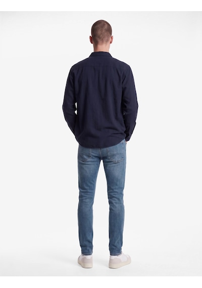 Koton Pamuklu Normal Bel Cepli Skinny Fit Jean Pantolon - Michael Jean Orta İndigo 7wam40257nd