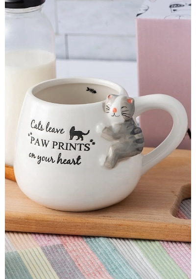 Karaca Animal Cat Mug Kupa 465 Ml