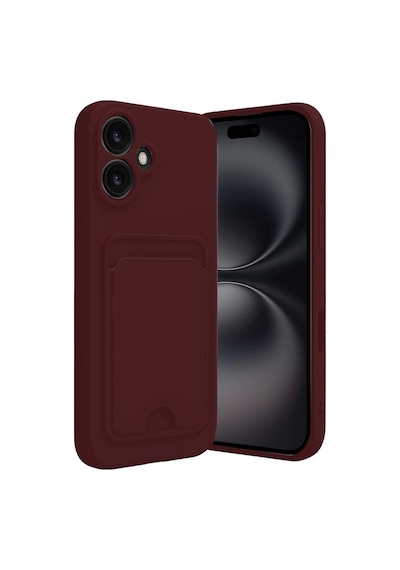 Apple İphone 16 Kılıf Kelvin Kartvizitli Silikon