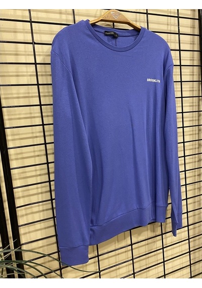 Erkek Bisiklet Yaka Slim Fit Sweatshirt Spr2019k18 001