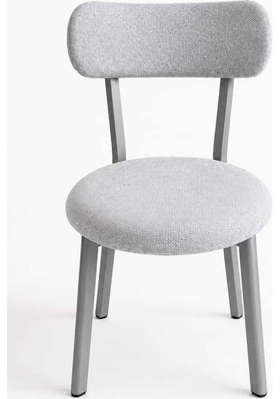 Efe Mobilya T-6046 Teddy Açık Gri Sandalye 4 Adet