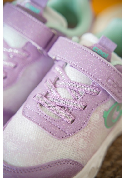 Daxtors Yuki Cırtlı Kız Çocuk Sneaker Spor Ayakkabı Lila