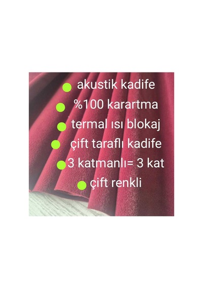 Akustik Çift Taraflı Kadife Sahne Perdesi Çift Renkli, Işık Geçirmez Bordo