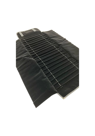 Deri Kumaş Siyah Renk 73 / 30 Cm Bileklik Sergileme Seyahat Çantası