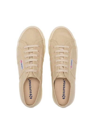 Superga 2740 Platform Linen Kadın Bej Bileksiz Sneaker Bej-470