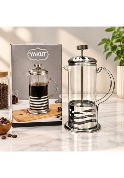 French Press 350 Ml Beyaz - Çok Renkli