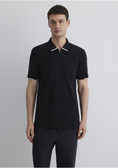 Mavi Regular Siyah Erkek Polo Yaka T-shirt M0612654-900 Siyah