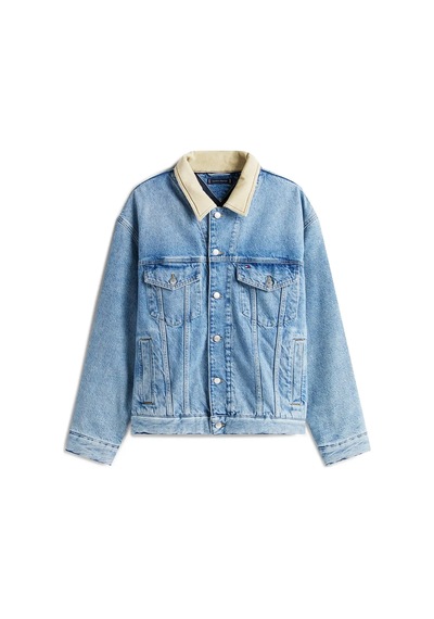 Tommy Hilfiger Trucker Jacket Kylo, 1bh Mavi Erkek Kot Mont