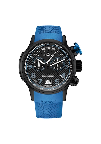 Edox Chronorally 38001-tınnbu3-nıbu3 Erkek Kol Saati Siyah