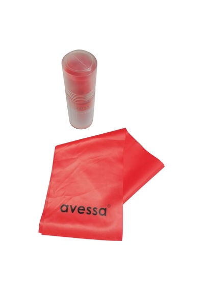 Avessa Tüpte Pilates Lastiği PB-50 KIRMIZI 50 mm