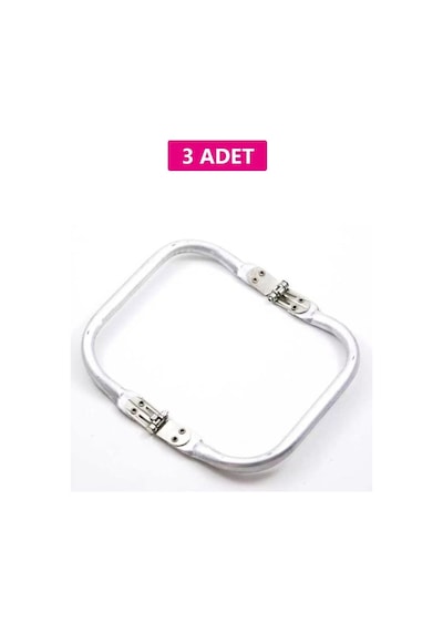 Hrşytrend Gizli Metal Çanta Bursu 3 Adet - 14 Cm - Metal Çanta Aparatı Çanta Aksesuarı Çok Renkli