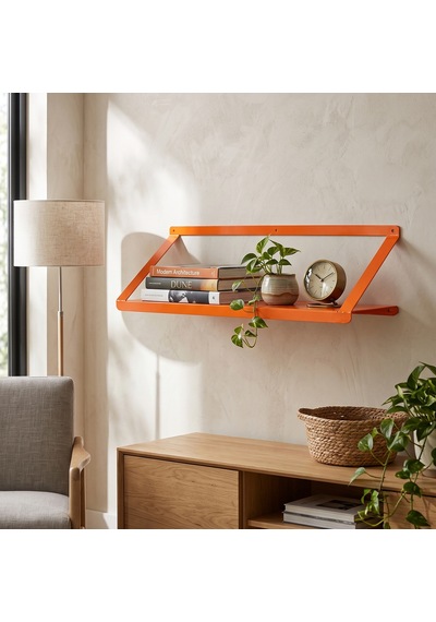 Alfafonet Ziglat 150 Serisi Endüstriyel Duvar Tipi Raf 700x200x150 Mm Turuncu 20 Kg Taşıma Kapasiteli