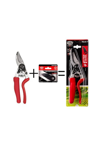 Felco 7 Budama Makası Ve F-tech 7/3 Yedek Bıçaklı Özel Seri