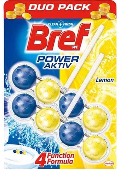 Bref Power Aktiv Katı Klozet Bloğu Limon 2'li