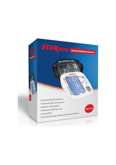 Starmax DM-218 Tam Otomatik Üst Koldan Ölçer Tansiyon Aleti