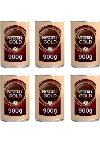 Nescafe Gold Kahve Teneke 900 Gr X 6 Adet Çözünebilir