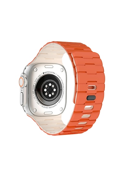 Newface - 475 - Apple Watch Uyumlu Ultra 49mm Wowen Kordon - Glblseme - - Turuncu