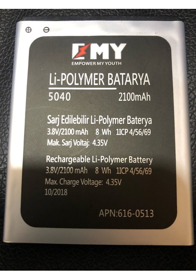 Vestel Uyumlu Venüs V3 5040 Batarya 2100 Mah