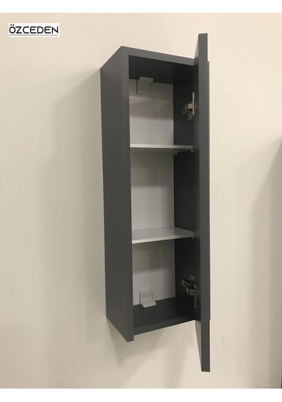 Çok Amaçlı Banyo Mutfak Dolabı 70Cm Mdf Antrasit Gri Mat Renkli (546030482) Antrasit