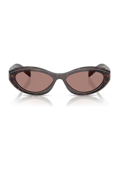 Prada Pr 26zs 17n60b 55 Kadın Oval Kırçıllı Kahverengi Kemik Güneş Gözlüğü Kahverengi
