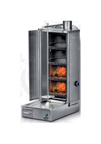 Pimak Kömürlü Döner Makinesi 4 Radyan Motorlu