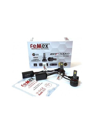 Hır2 9012 Led Xenon Led Headlight Femex Gt Nano Pro Csp Lextar