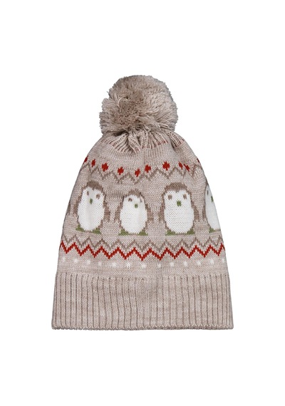 Civil Baby 6-18 Ay Atkı Bere Eldiven Set - Bej Bej
