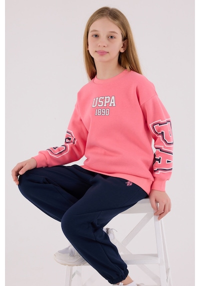 U.S. Polo Assn. U.s. Polo Assn Kız Çocuk Pembe Eşofman Takımı Us2314-c-v1 Pembe