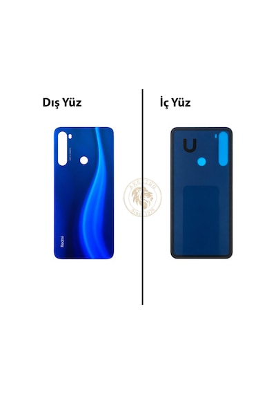 Xiaomi Redmi Note 8 Neptün Mavisi Uyumlu Arka Kapak Mavi