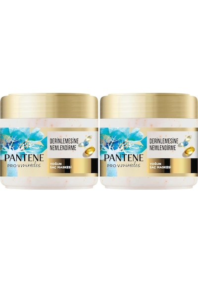 Pantene Pro-v Miracles Hydra Glow Nemlendirici Maske Kuru Saçlar İçin 300 Ml 2 Paketi