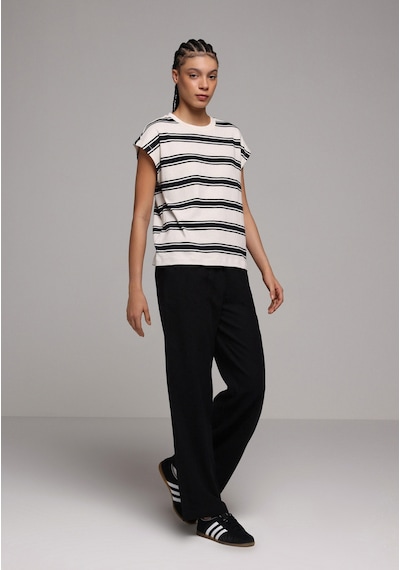 Colin's Colins Regular Fit Yüksel Bel Geniş Paça Kadın Siyah Pantolon Cl1079432 Q1.v2 Blk Siyah