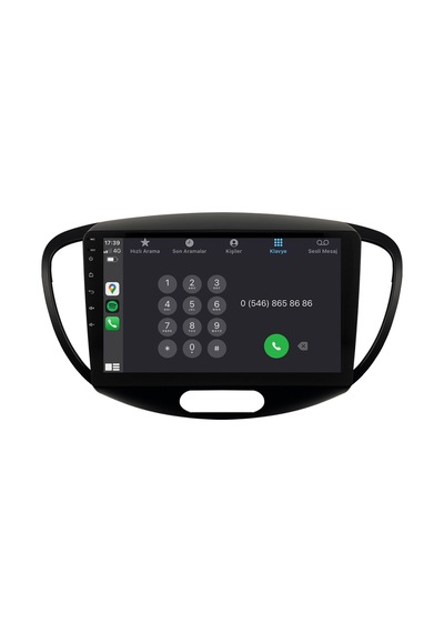 Hyundai I10 Android Multimedya Sistemi 2008-2012 Crv-4840xaa 9"