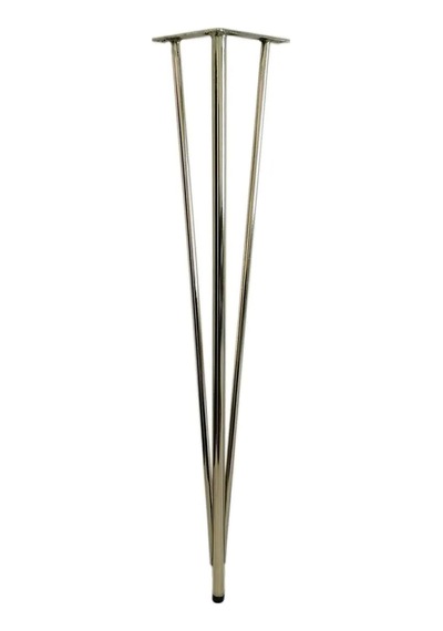 Cateksss 45 Cm Firkete Mil Ayak Gold - 4 Lü Paket Gümüş