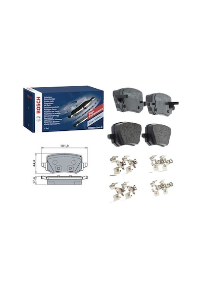 Hyundai Tucson 1.6t-gdı 2021-2026 Bosch Arka Balata Netpar26487