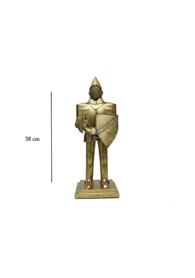Dekoratif Metal Şovalye Gold K0479 Siyah