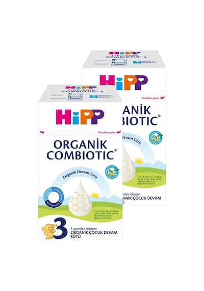 Hipp Organik  3 Combiotic Devam Sütü 600 G 2 Adet