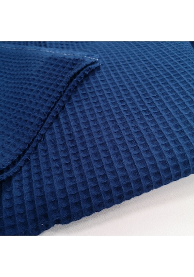 Waffle Pike Bornozluk Kumaş 100% Pamuk W-13 Lacivert