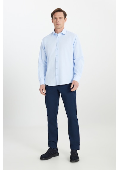 AC&Co / Altınyıldız Classics Erkek Acık Mavı Comfort Fit Geniş Kesim Klasik Yaka Pamuklu Rahat Armürlü Gömlek Acık Mavı Açık Mavi AC&Co / Altınyıldız Classics Erkek Acık Mavı Comfort Fit Geniş Kesim Klasik Yaka Pamuklu Rahat Armürlü Gömlek Acık Mavı Açık Mavi