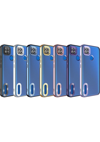 Xiaomi Redmi 9C Kilif Kamera Korumali Logo Gösteren Seffaf Kapak 566056434