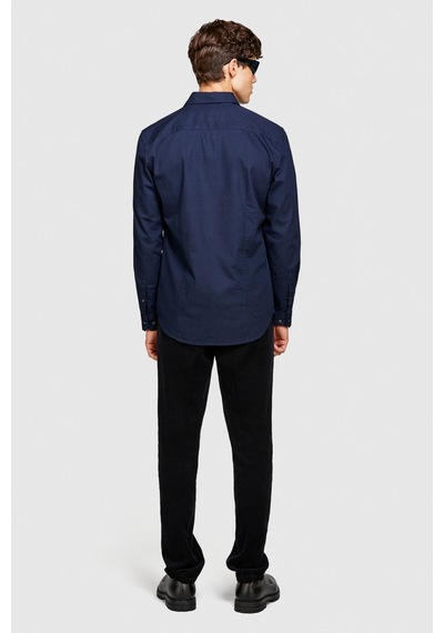 Sisley %100 Koton Slim Fit Fitilli Kadife Pantolon Erkek Siyah T-shirt - 323a4sfrsf03d