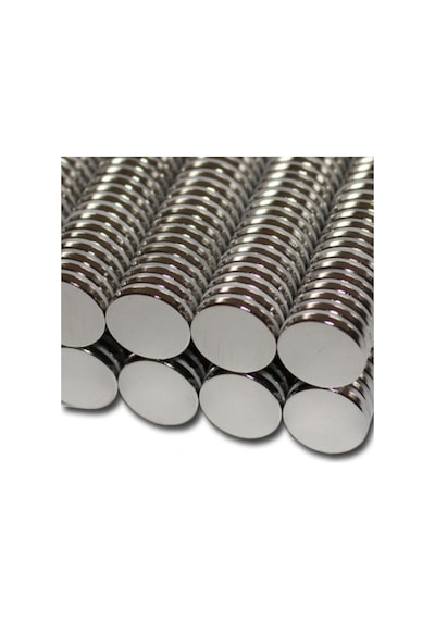 Dünya Magnet 20 Adet 15mm X 2mm Yuvarlak Güçlü Neodyum Mıknatıs