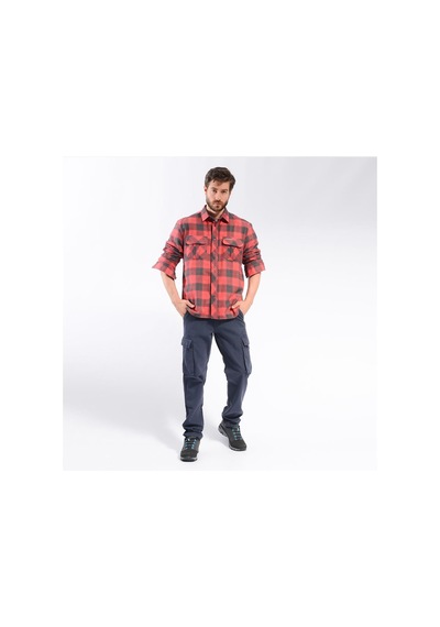 FreeCamp Knit Man Fleece Shirt Gömlek Kırmızı