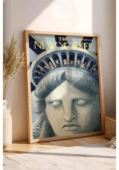 The New Yorker Çerçeveli Tablo July 3 1954