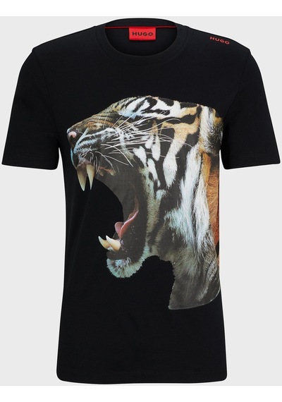 Hugo Erkek T Shirt 50494577 001 Siyah