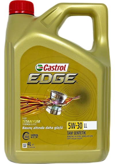 Castrol Edge 5W-30  LL Tam Sentetik DPF Motor Yağı 4 L