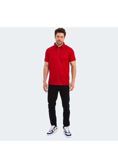 Slazenger  Sloan Erkek Polo Yaka Kırmızı Tişört